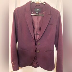 H&M Women’s  Deep Purple Blazer